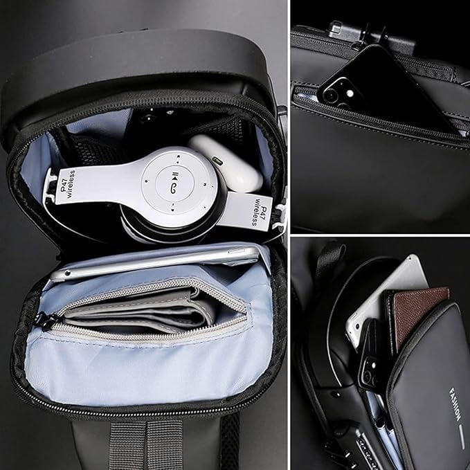 Anti-Theft Crossbody Backpack