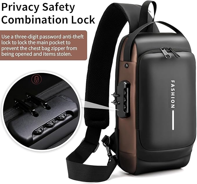 Anti-Theft Crossbody Backpack