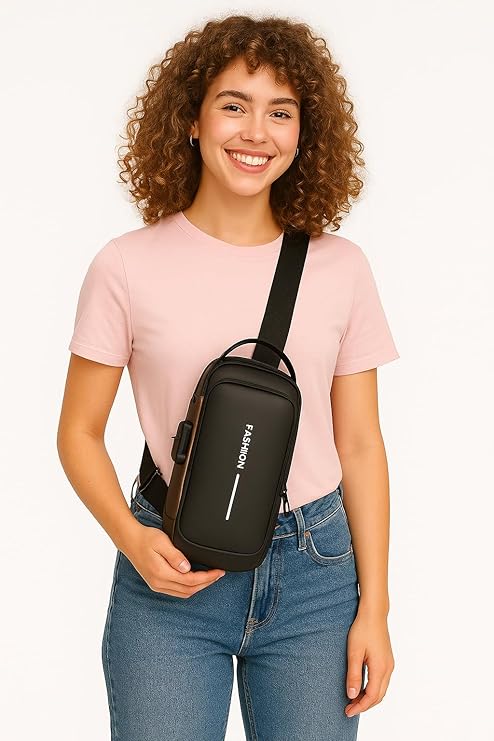 Anti-Theft Crossbody Backpack