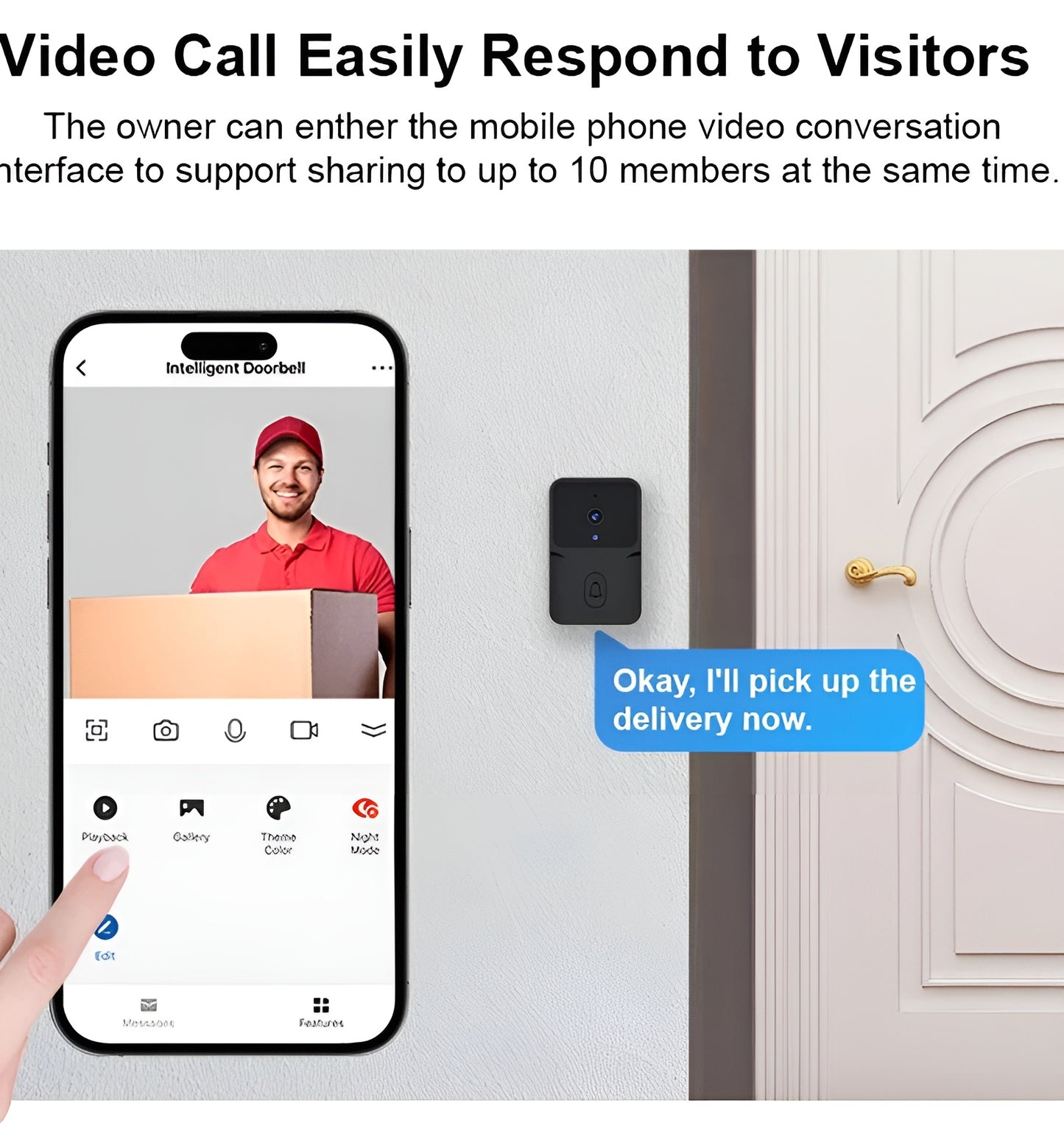 Wireless Wi-Fi Video Doorbell