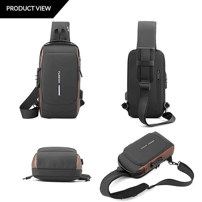 Anti-Theft Crossbody Backpack